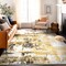World Rug Gallery Modern Abstract Reflections Area Rug 5' X 7' Yellow 935YELLOW5X7 - alternate 9